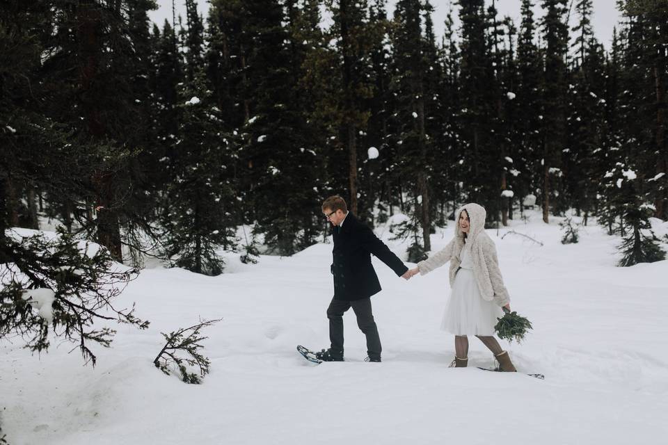 Banff winter elopement