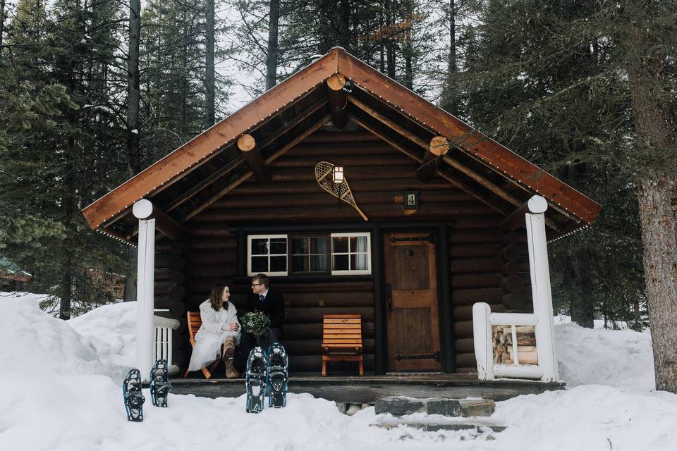 Banff winter elopement