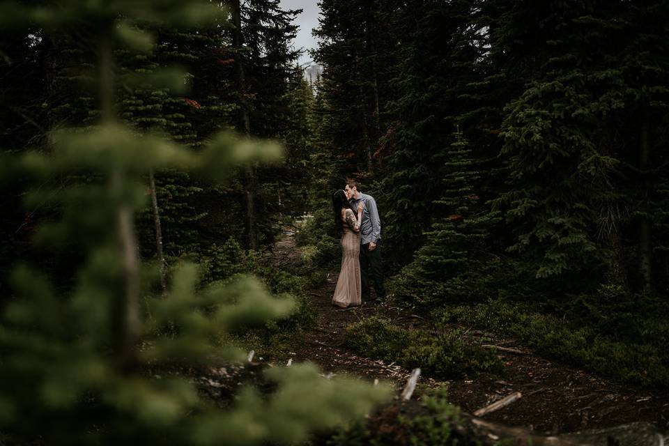 Golden adventure elopement