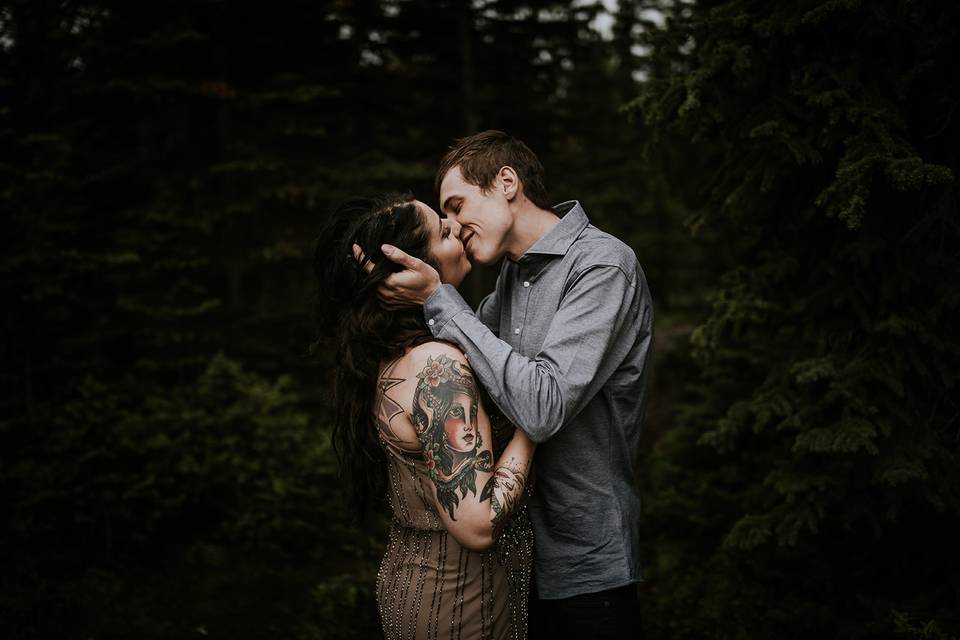 Peyto Lake/Banff elopement