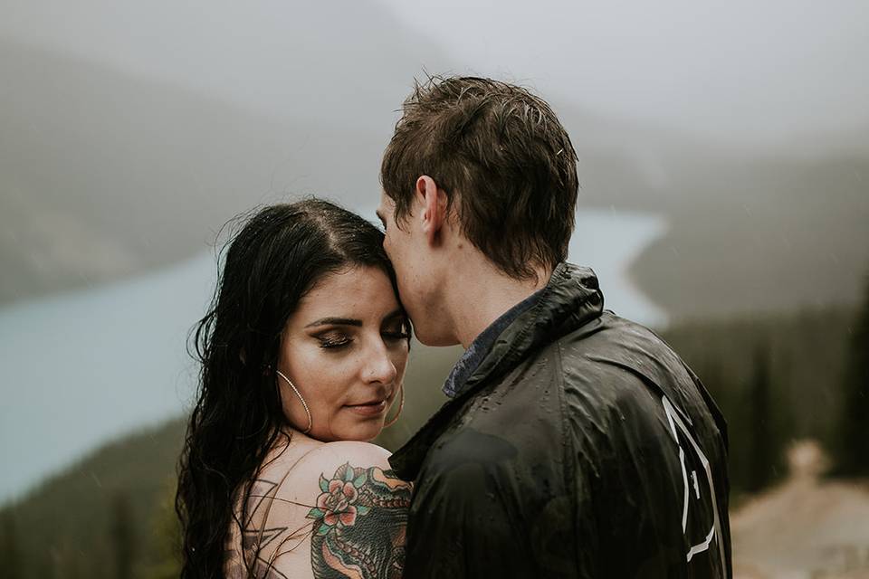 Peyto Lake/Banff elopement