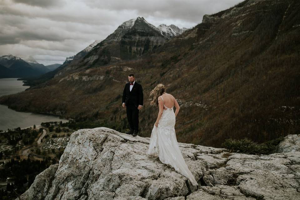 Bow Lake/Banff engagement