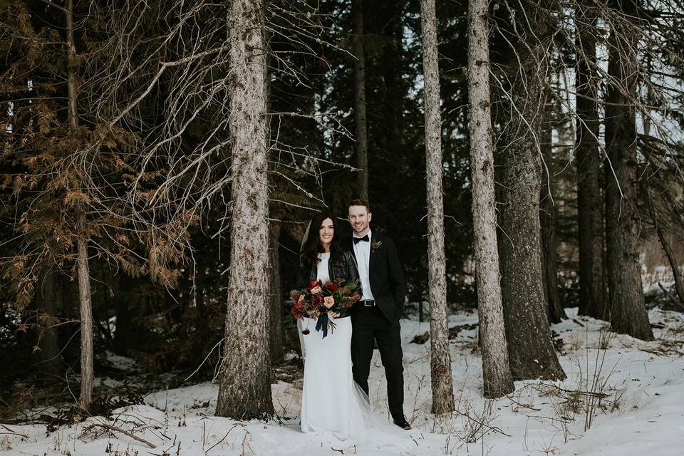 Fernie winter wedding