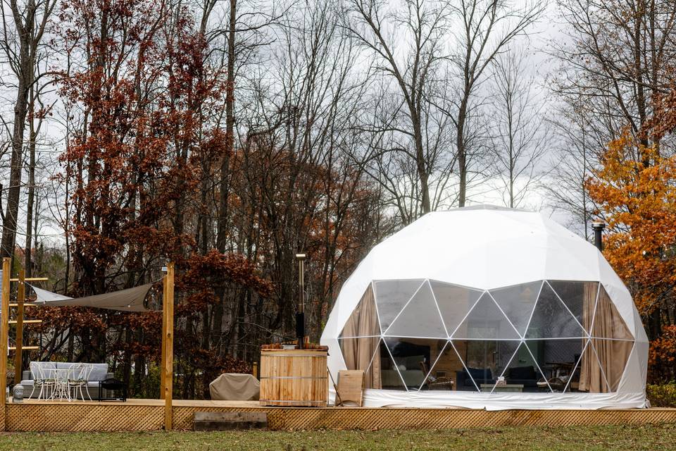 Our Glamping Dome