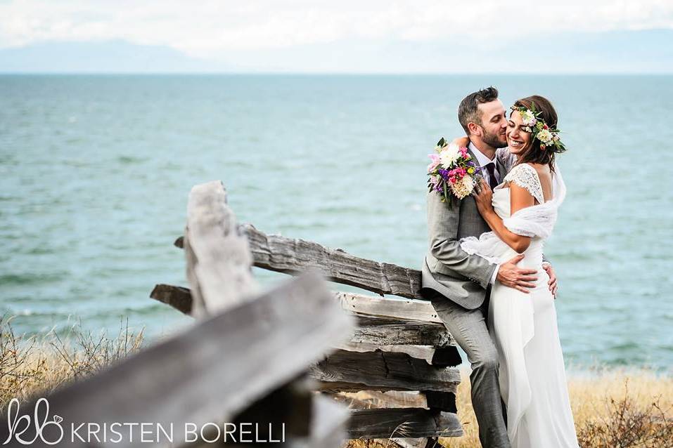 Bouquet and crown