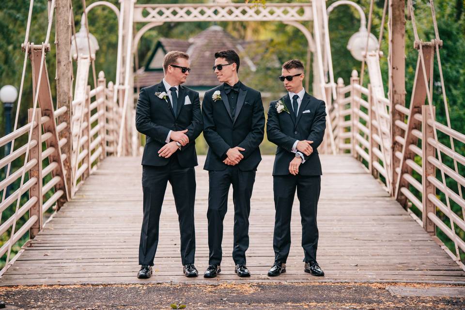 James Bond groomsmen