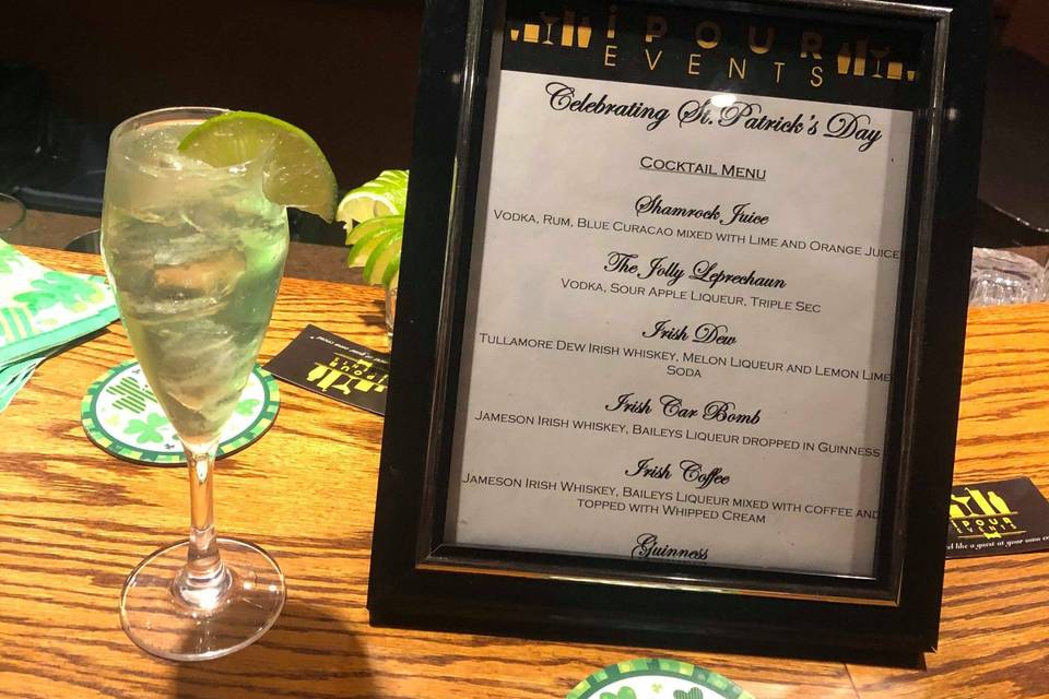 Irish Menu