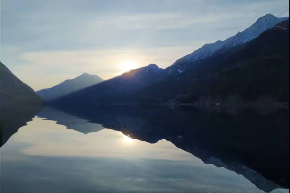 Sunrise on Anderson Lake