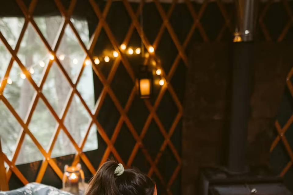Cozy deluxe yurt