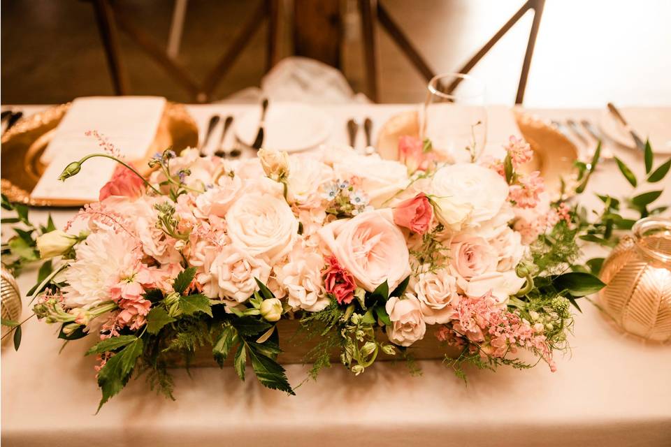 Head table florals