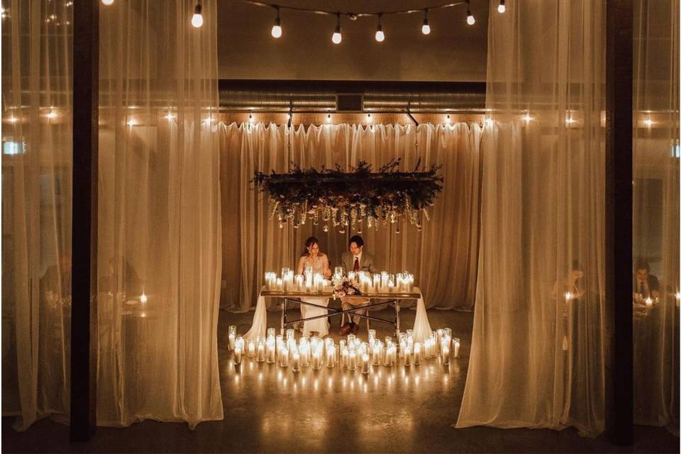 Candlelit Reception