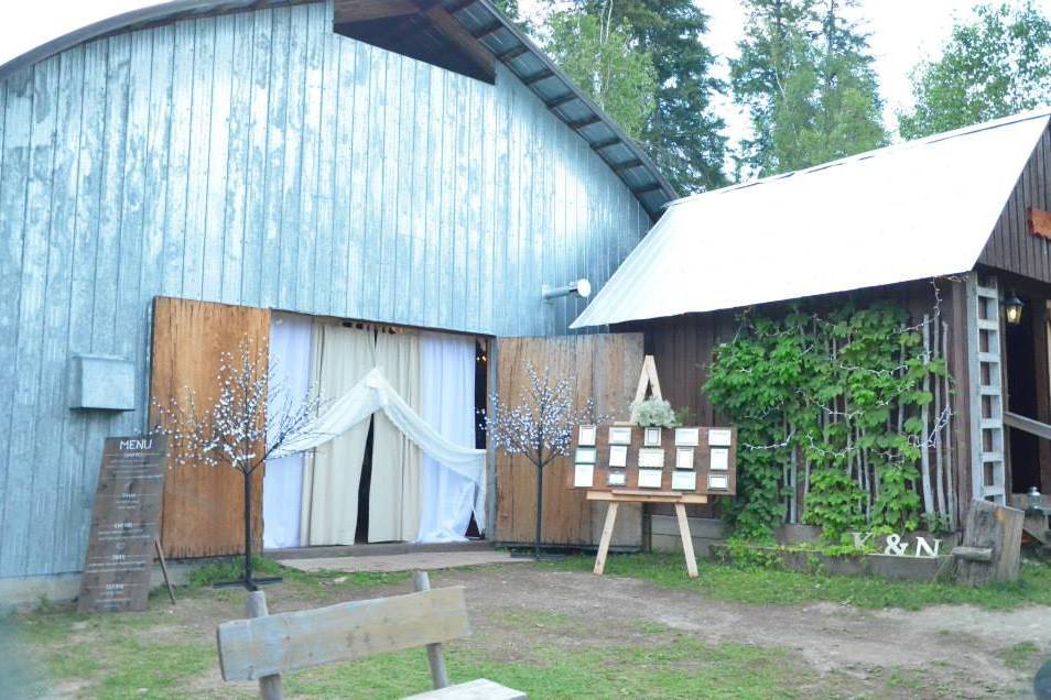 Golden, BC wedding lodge venue, rustic