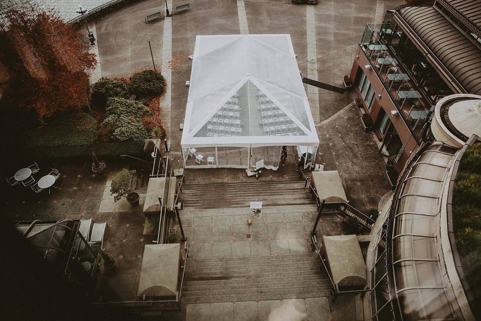 Harbour Patio Tent Ceremony