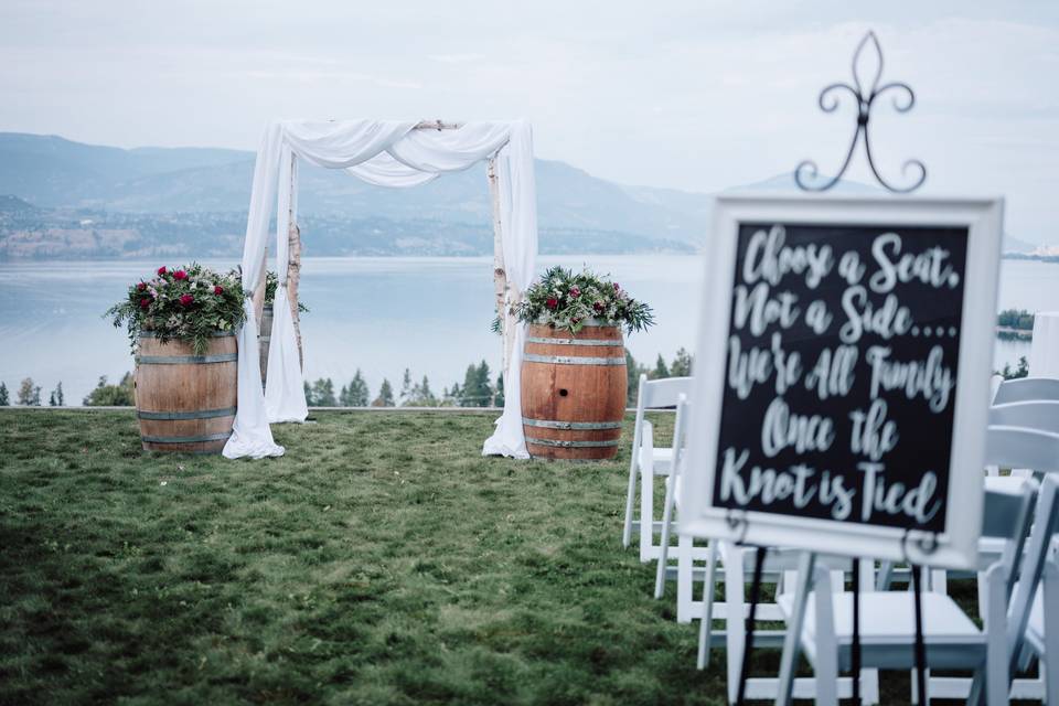 Ballroom cake table