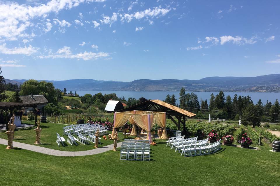 Indian wedding setup