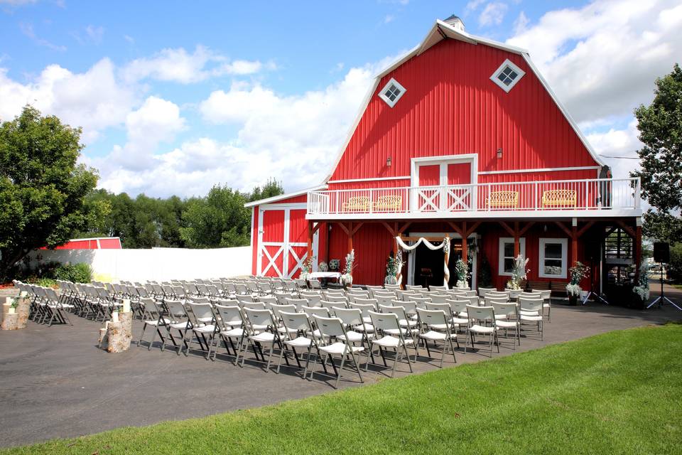 Set up for Ceremony