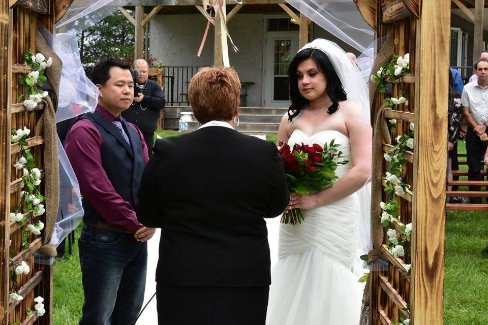 Exchanging vows