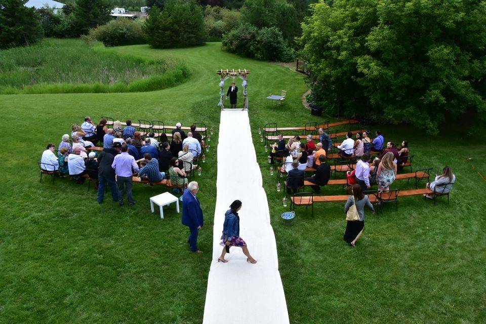 Outdoor wedding