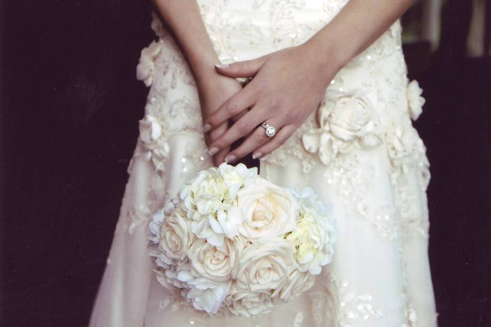 Hydrangea and roses