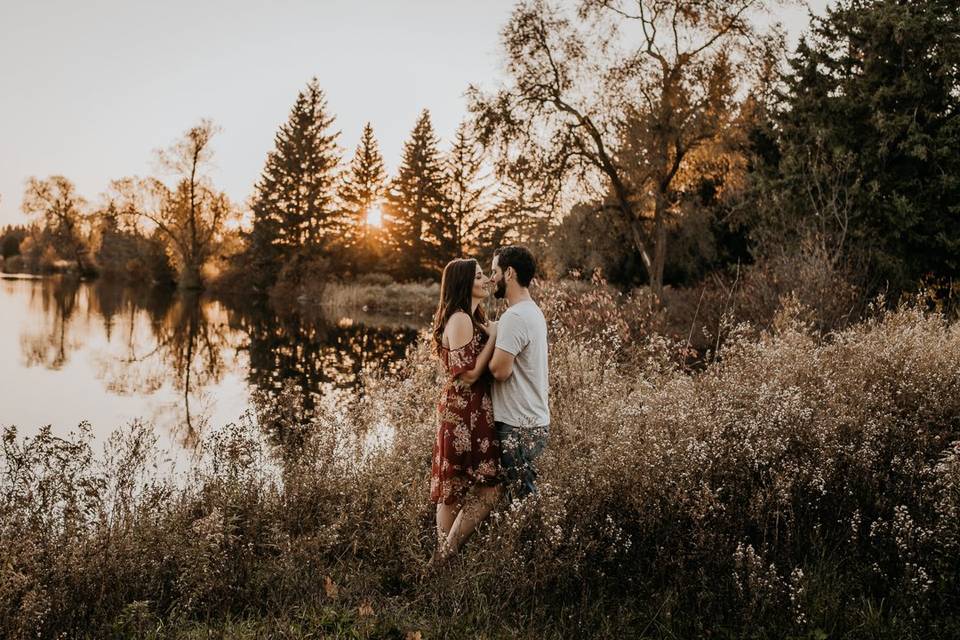 Sunset engagement