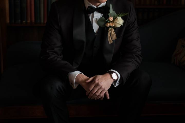 Groom portrait