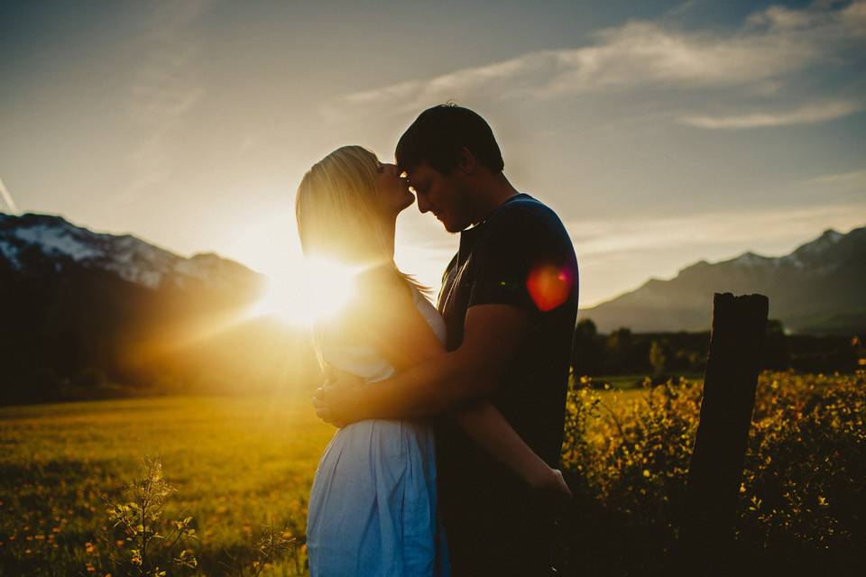 Engagement session in Fernie