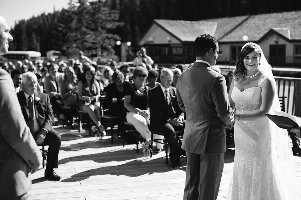 Outdoor ceremony