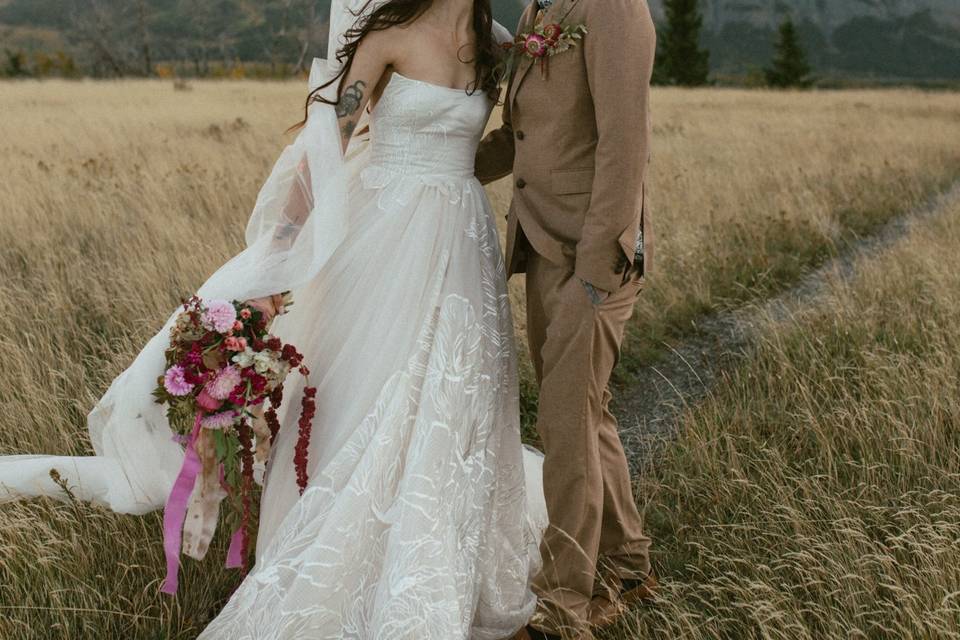 Alberta Wedding Couple