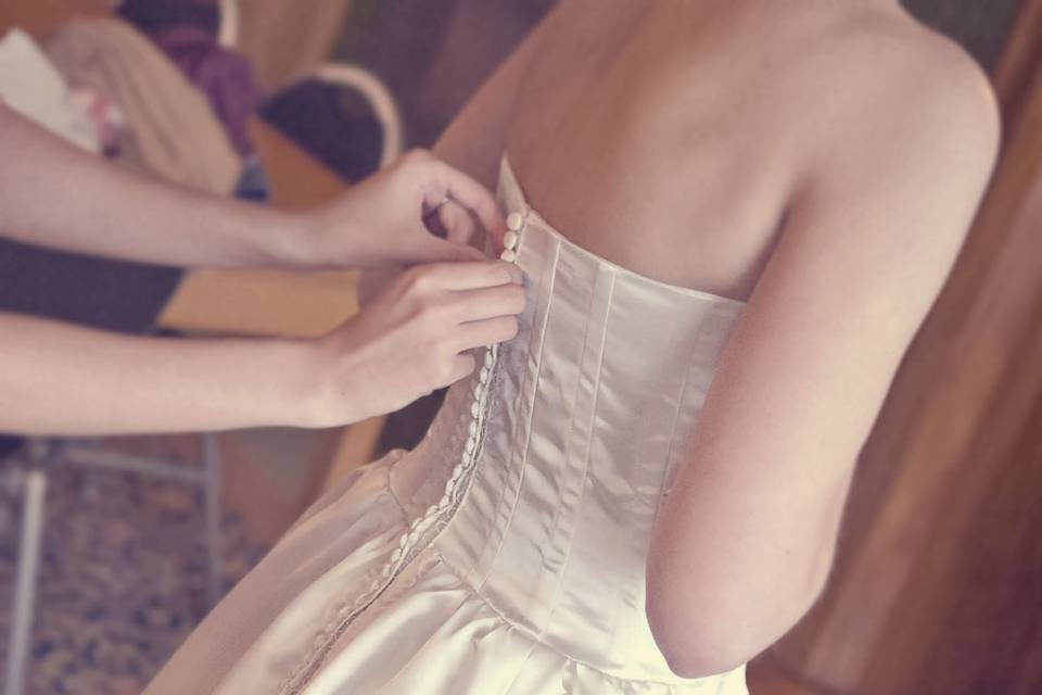 Sidney, British Columbia bridal gown