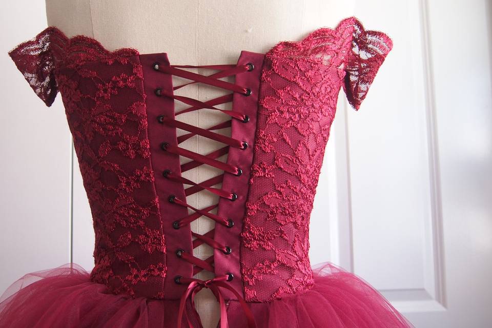 Sidney prom dress tutu corset