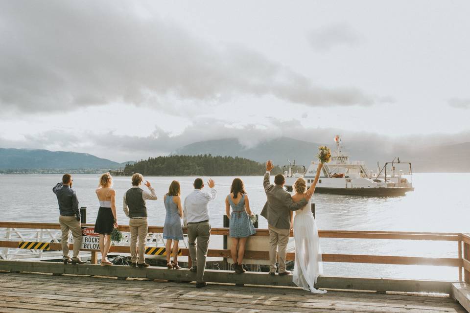 Thetis Island Wedding