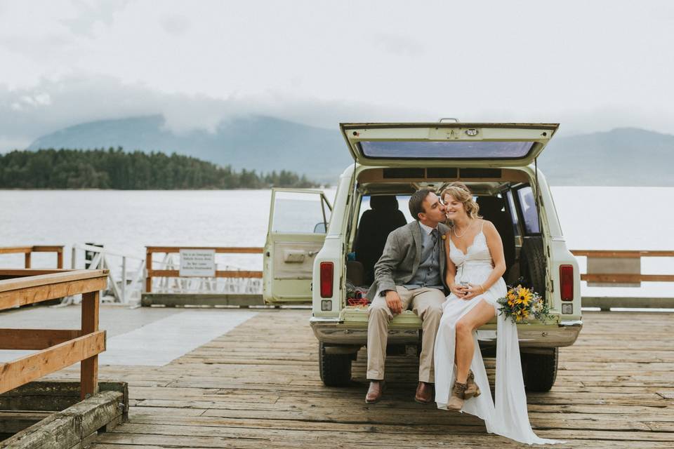 Thetis Island Wedding