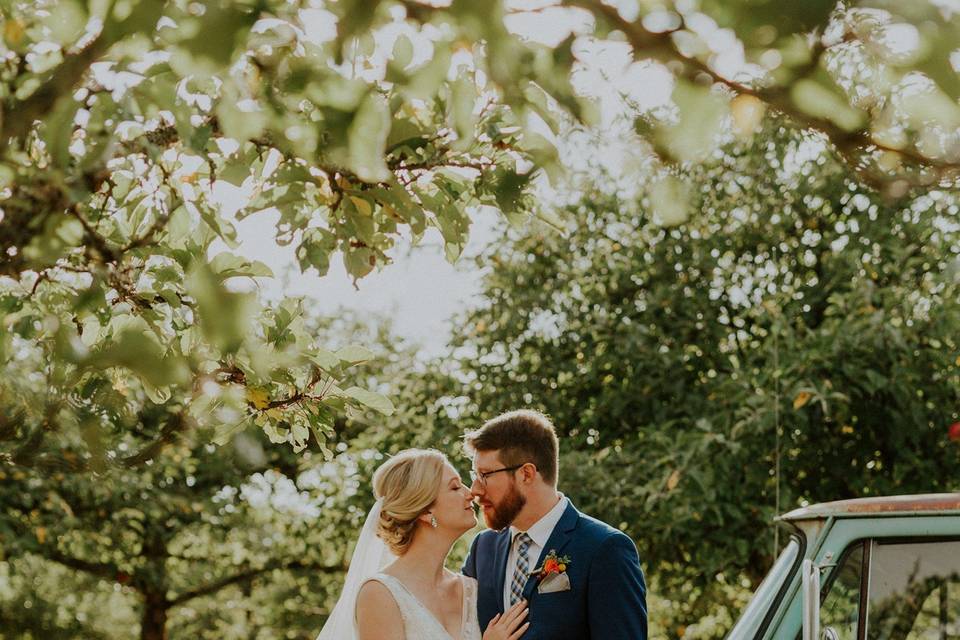 Backyard Wedding Ceremony