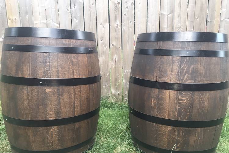 Our rustic barrels