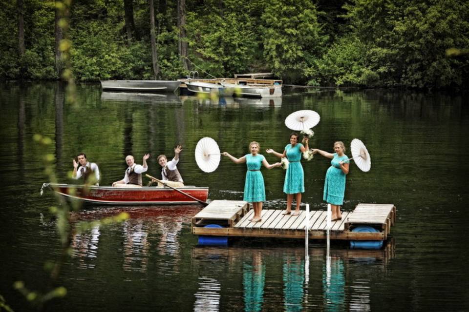 Lumby, BC lakefront wedding