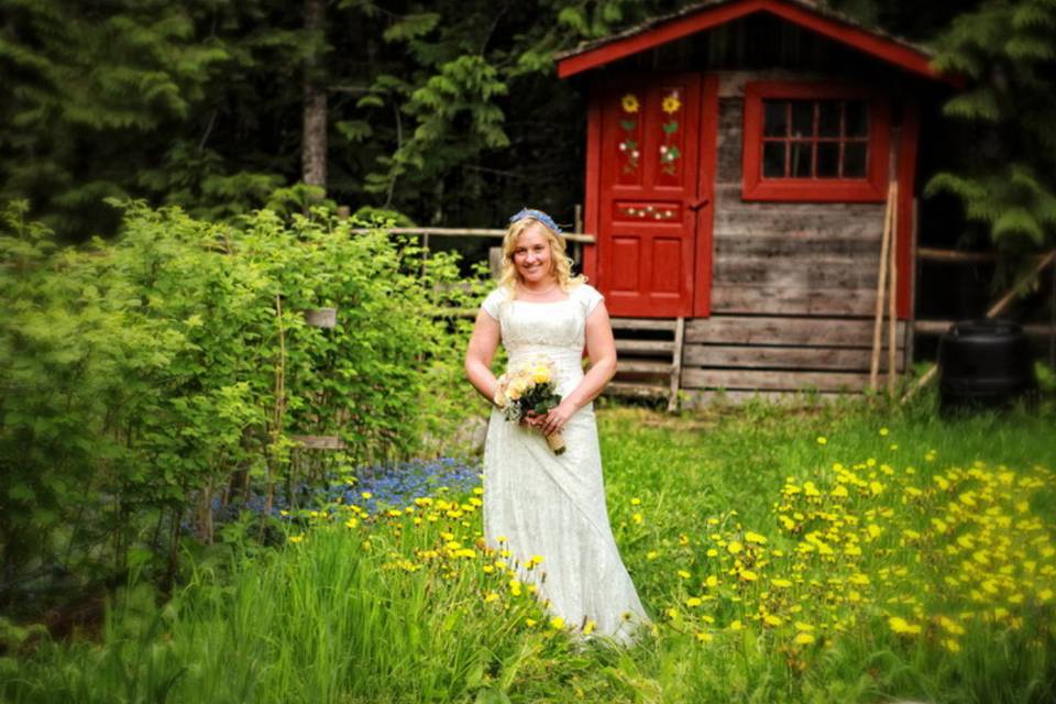 Lumby, BC bride