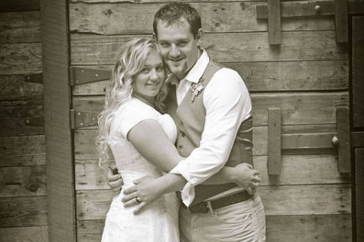 Lumby, BC wedding couple