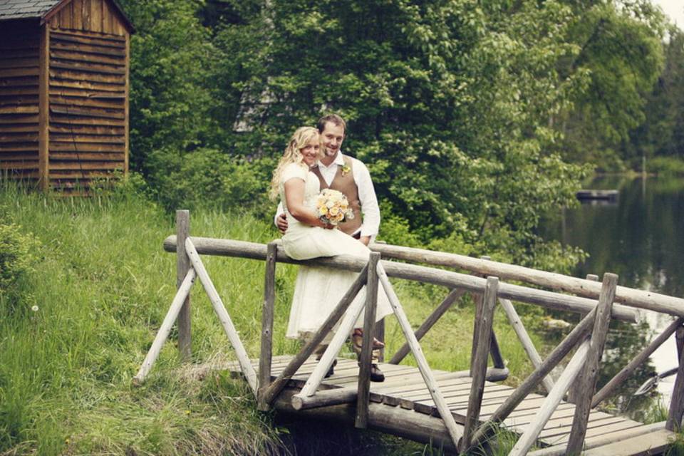 Lumby, BC wedding couple