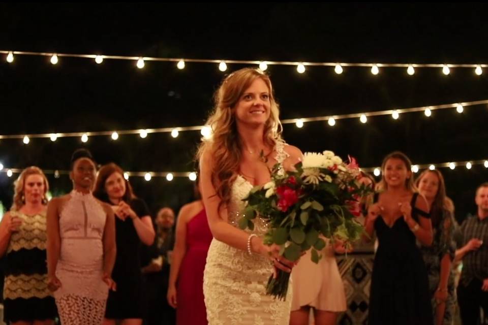 The Bouquet Toss