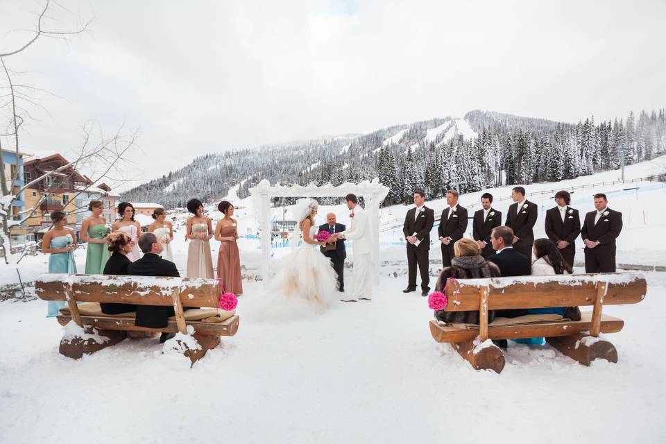 Chair lift wedding venues