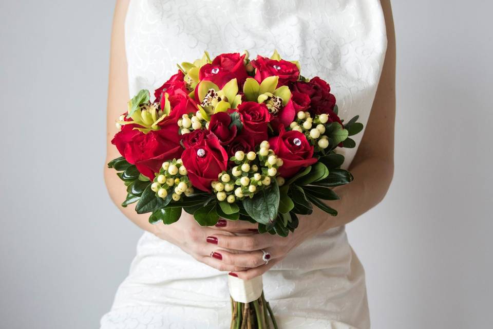 Bright & Bold Bridal Bouquet