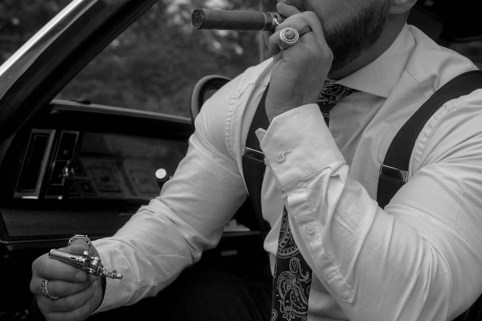 Cigar puffing