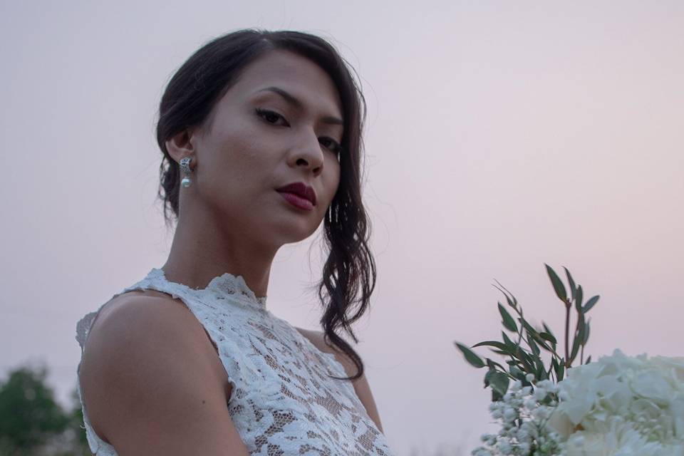 White flowers