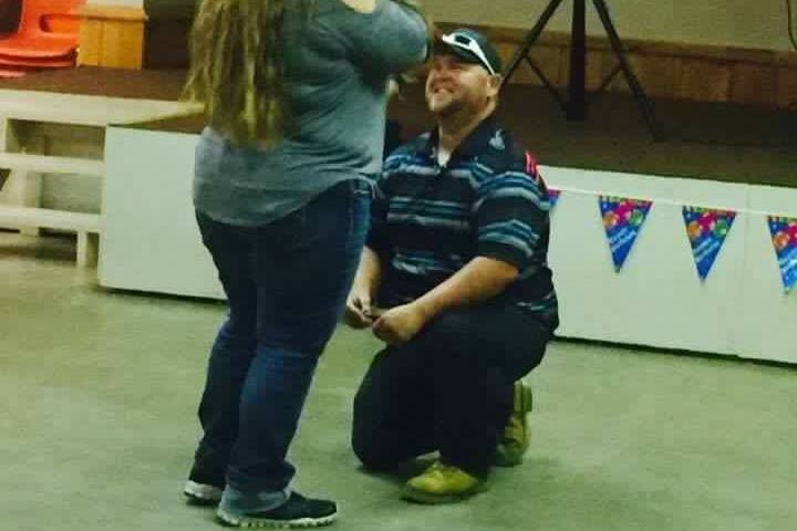 Proposal at a dance Kingston