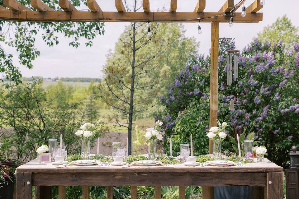 Tea House - Head Table