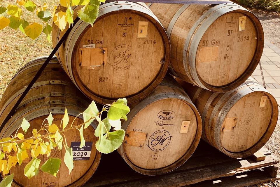 Whiskey barrels