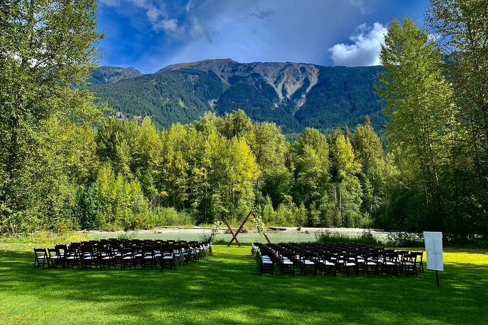 Ceremony set up