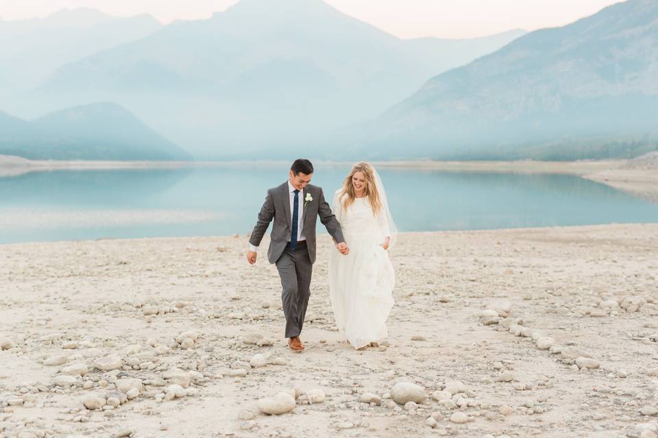 Barrier Lake Bridal Session