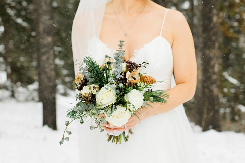 Canmore Winter Wedding