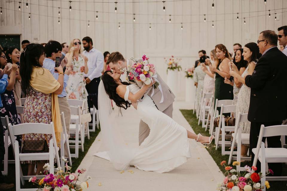 Enjoy our courtyard ceremony